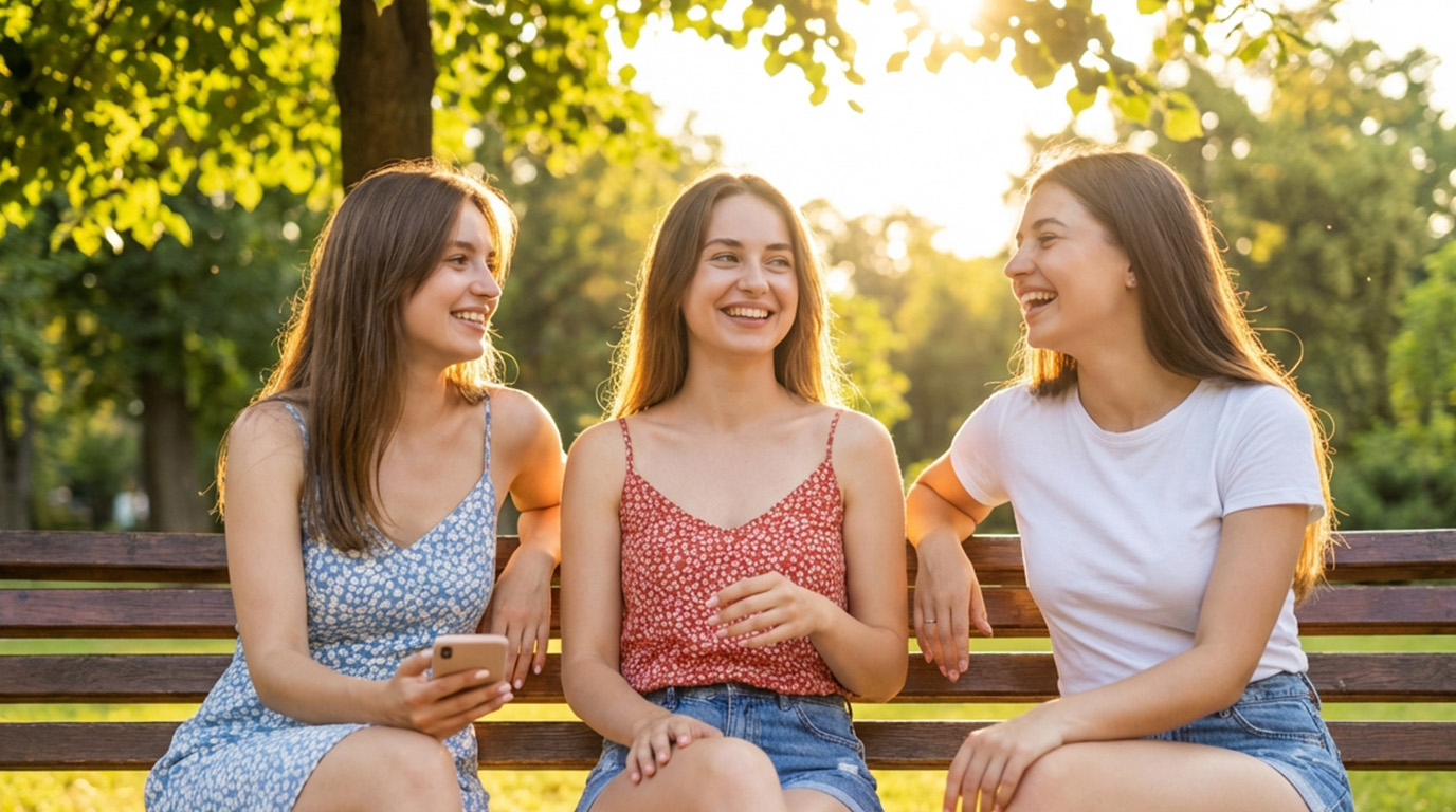 Coppia felice - uomo italiano e donna ucraina a un appuntamento